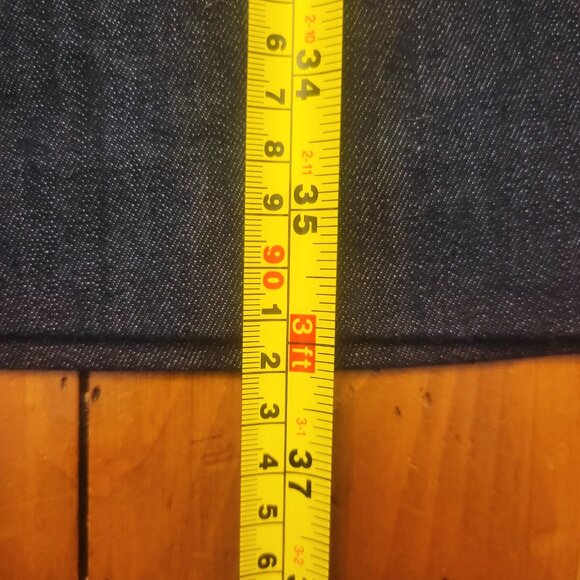 Ann Taylor Denim Sleeveless Back Zipper Fitted Shift Dress = Size 8P - Picture 9 of 11